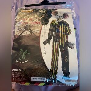 Trick or Treat clown 🤡 glow in the dark costume!